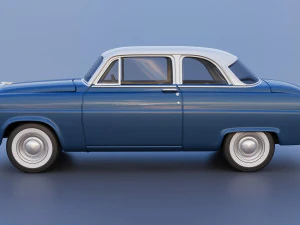 Hudson Jet Coupe 1953 3D Print Model