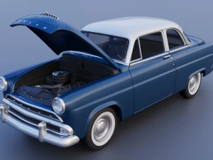 Hudson Jet Coupe 1953 3D Print Model