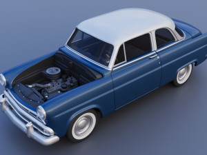 Hudson Jet Coupe 1953 3D 프린트 모델