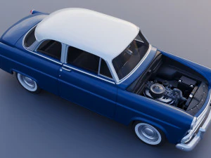 Hudson Jet Coupe 1953 3D Print Model