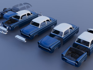 Hudson Jet Coupe 1953 3D 프린트 모델
