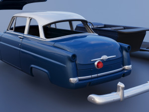 Hudson Jet Coupe 1953 3D 프린트 모델