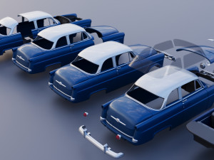 Hudson Jet Coupe 1953 3D 프린트 모델