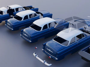 Hudson Jet Coupe 1953 3D Print Model