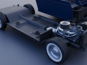 Hudson Jet Coupe 1953 3D 프린트 모델