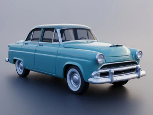 Hudson Jet 4 Door 1953 3D Print Model