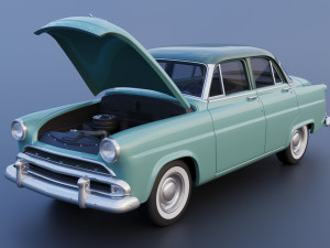 Hudson Jet 4 Door 1953 Model Cetak 3D