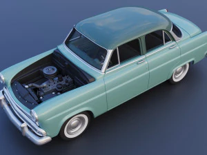 Hudson Jet 4 Door 1953 3D Print Model