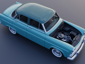 Hudson Jet 4 Door 1953 Model Cetak 3D