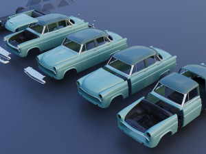 Hudson Jet 4 Door 1953 Model Cetak 3D