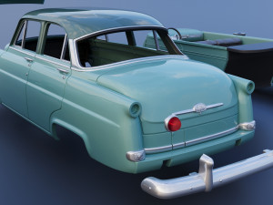 Hudson Jet 4 Door 1953 Model Cetak 3D
