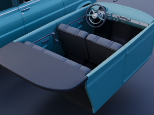 Hudson Jet 4 Door 1953 Model Cetak 3D