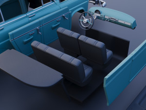 Hudson Jet 4 Door 1953 Model Cetak 3D