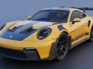 Porsche 911 992 GT3 RS 3D Print Model
