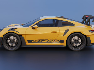 Porsche 911 992 GT3 RS Modelo de impresión 3D