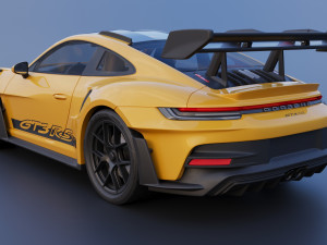 Porsche 911 992 GT3 RS Modelo de impresión 3D