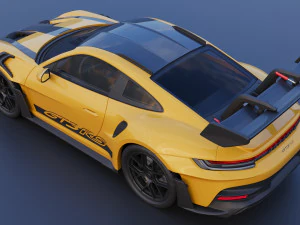 Porsche 911 992 GT3 RS 3D Print Model