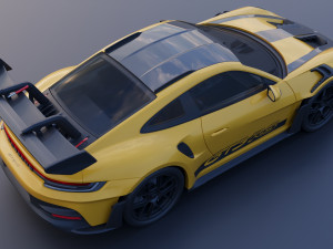 Porsche 911 992 GT3 RS Modelo de impresión 3D