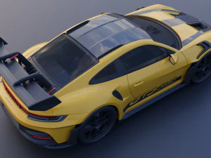Porsche 911 992 GT3 RS 3D Print Model