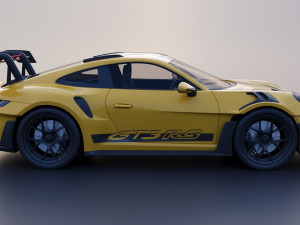 Porsche 911 992 GT3 RS Modelo de impresión 3D