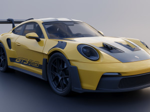 Porsche 911 992 GT3 RS Modelo de impresión 3D