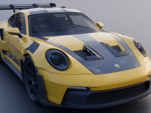 Porsche 911 992 GT3 RS Modelo de impresión 3D