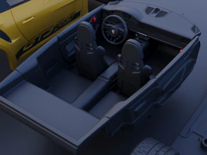 Porsche 911 992 GT3 RS 3D Print Model