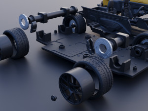 Porsche 911 992 GT3 RS Modelo de impresión 3D