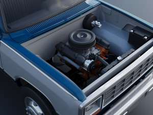 Dodge Ram W350 Crew Cab Dually 1983 3D 打印模型