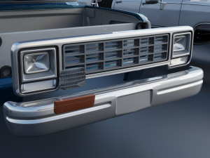 Dodge Ram W350 Crew Cab Dually 1983 3D 打印模型