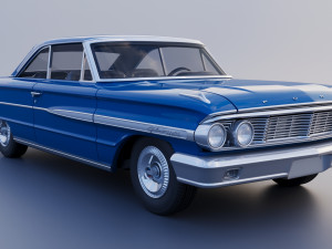 Galaxie 500 XL 1964 3D 打印模型