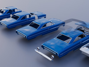Galaxie 500 XL 1964 3D 打印模型