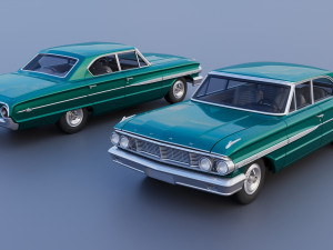 Galaxie 500 XL 4-Door 1964 3D प्रिंट मॉडल