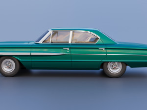 Galaxie 500 XL 4-Door 1964 3D प्रिंट मॉडल