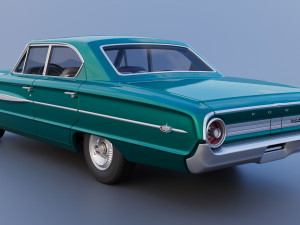 Galaxie 500 XL 4-Door 1964 3D प्रिंट मॉडल