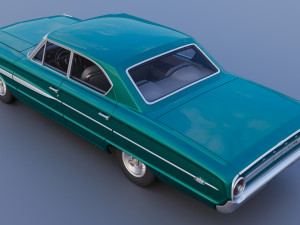 Galaxie 500 XL 4-Door 1964 3D प्रिंट मॉडल