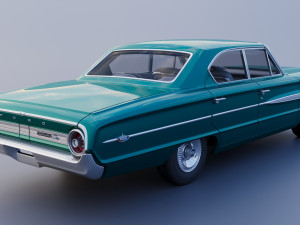 Galaxie 500 XL 4-Door 1964 3D प्रिंट मॉडल