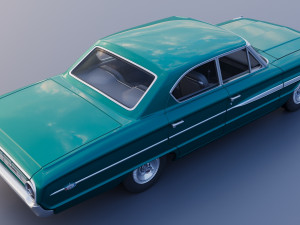 Galaxie 500 XL 4-Door 1964 3D प्रिंट मॉडल
