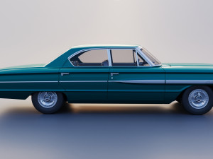 Galaxie 500 XL 4-Door 1964 3D प्रिंट मॉडल