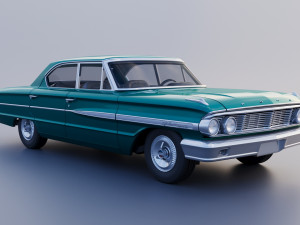 Galaxie 500 XL 4-Door 1964 3D प्रिंट मॉडल