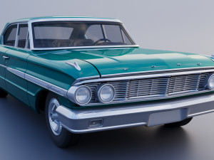 Galaxie 500 XL 4-Door 1964 3D प्रिंट मॉडल
