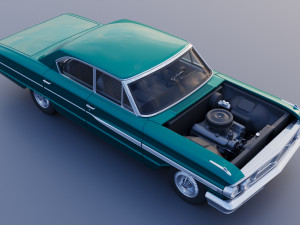 Galaxie 500 XL 4-Door 1964 3D प्रिंट मॉडल