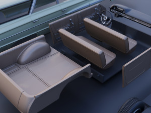 Country Sedan Station Wagon Modello di stampa 3D