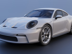 Porsche 911 GT3 Touring 3D Print Model