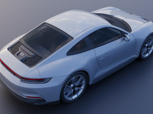 Porsche 911 GT3 Touring 3D Print Model