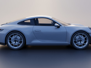Porsche 911 GT3 Touring 3D Print Model