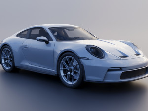 Porsche 911 GT3 Touring 3D Print Model