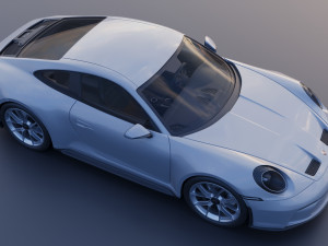 Porsche 911 GT3 Touring 3D Print Model