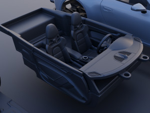 Porsche 911 GT3 Touring 3D Print Model