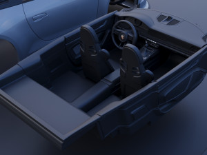 Porsche 911 GT3 Touring 3D Print Model